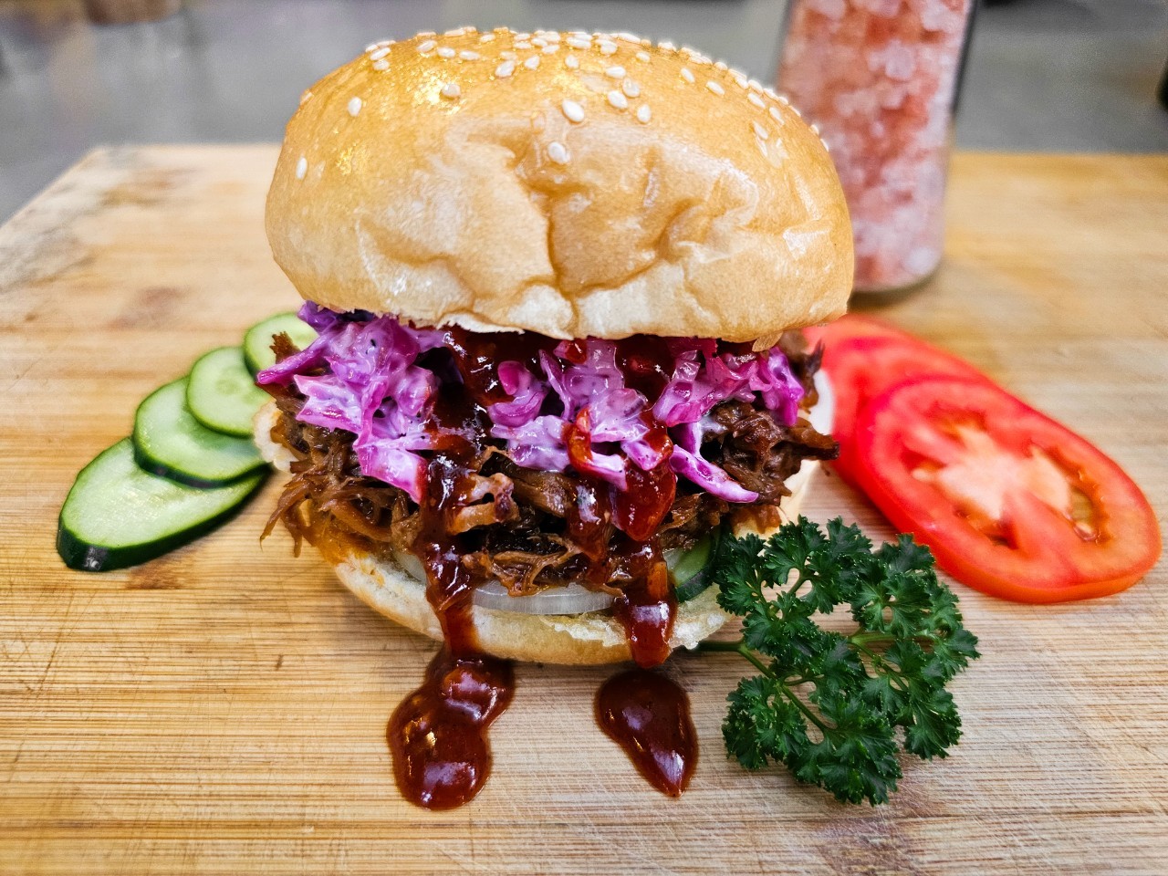 Pulled Pork Burger